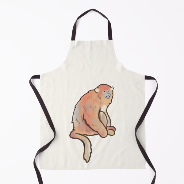 Item preview, golden snub-nosed monkey art designed and sold by Artofmayara.