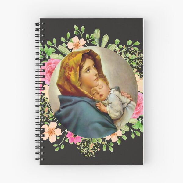 Item preview, Madonna of the Street I Madonna and Child I Catholic Stickers I Christian Wall Art I Our Lady I Virgin Mary designed and sold by tanabe.
