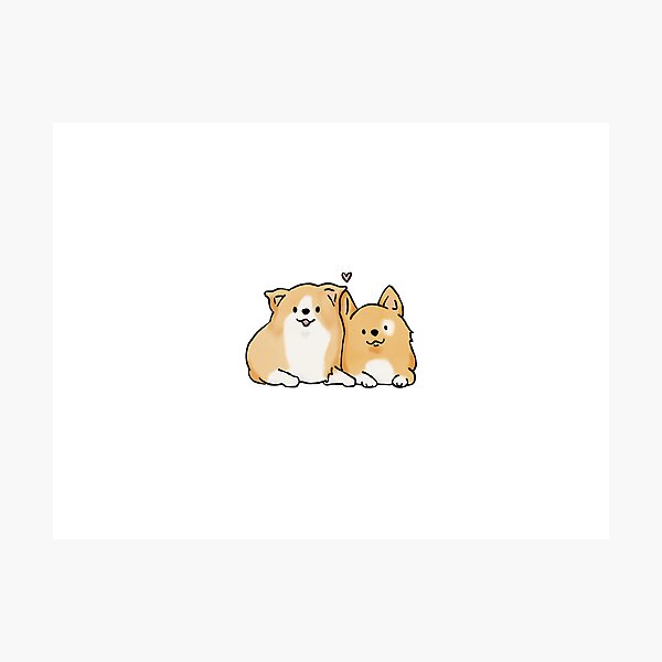 Item preview, Corgis in love designed and sold by haakondesign.