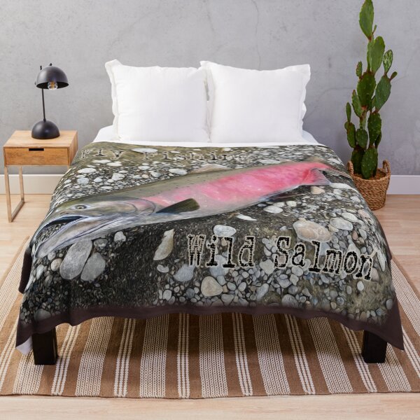 Item preview, Fly Fishing Wild Salmon designed and sold by crbtee.