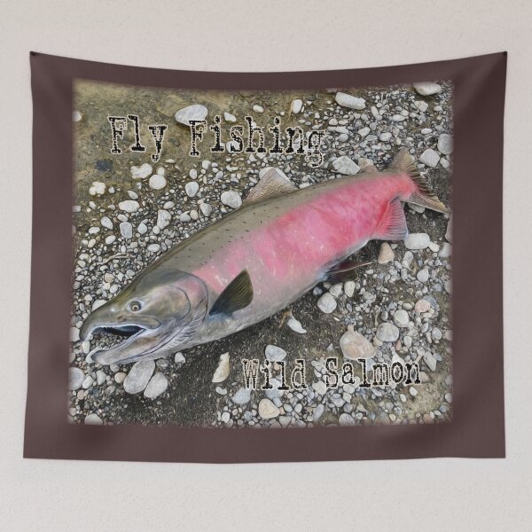 Item preview, Fly Fishing Wild Salmon designed and sold by crbtee.