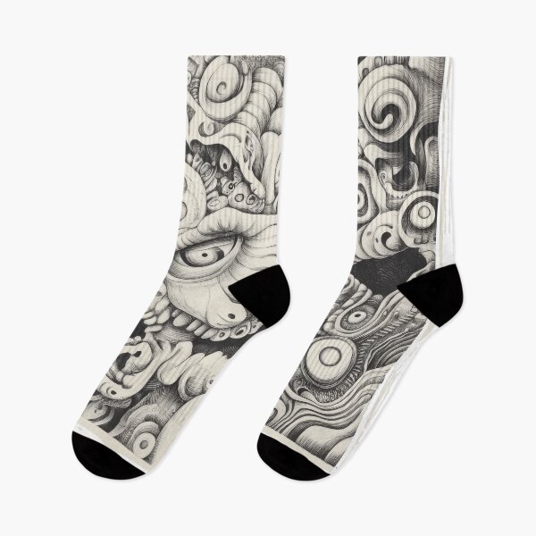 Item preview, Psychedelic Abstract Hand drawn Design designed and sold by OldSchool90s.