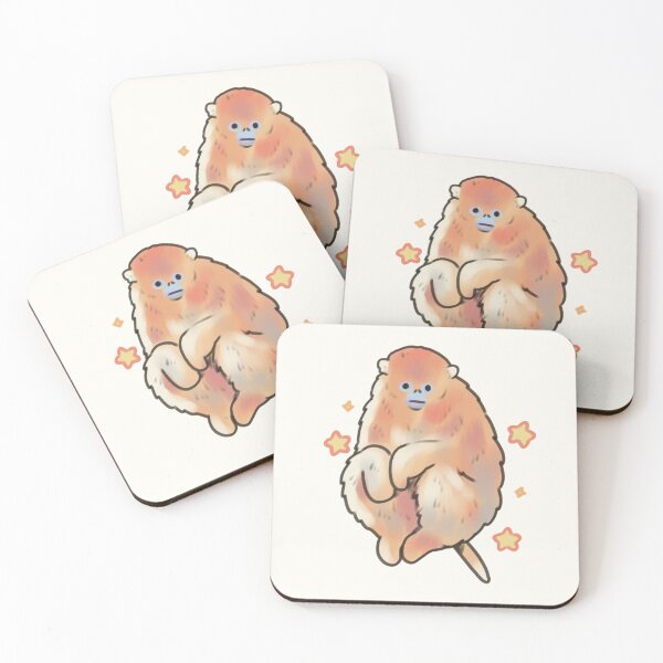 Item preview, golden snub-nosed monkey drawing  designed and sold by Artofmayara.