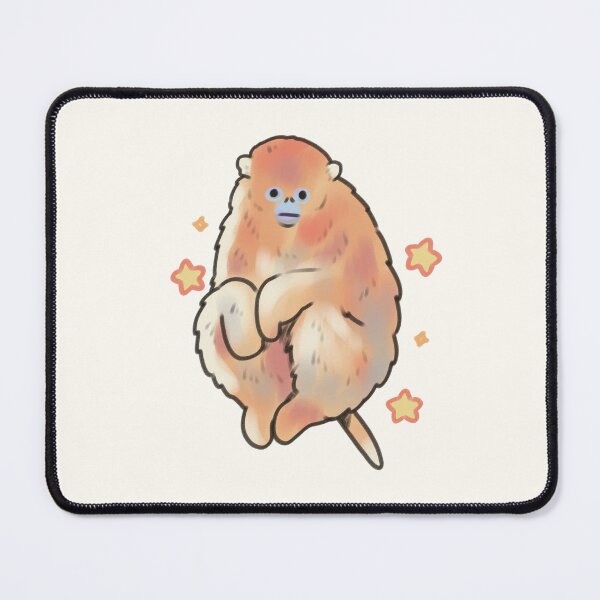 Item preview, golden snub-nosed monkey drawing  designed and sold by Artofmayara.