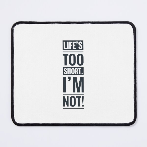 Item preview, Funny Quote for Tall Person on Height Acceptance Humour designed and sold by Jenny Meehan Art Prints and Patterns .