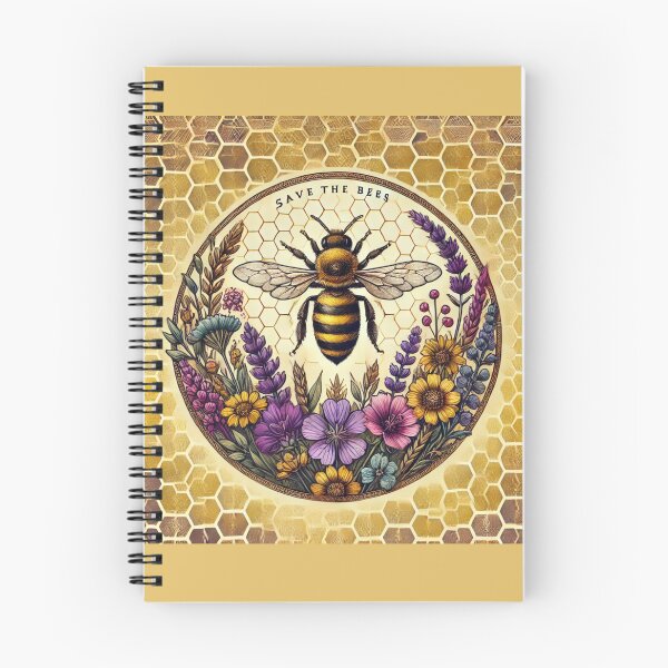 Item preview, Save the Bees Floral Design designed and sold by WildVista.