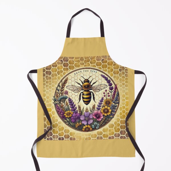 Item preview, Save the Bees Floral Design designed and sold by WildVista.