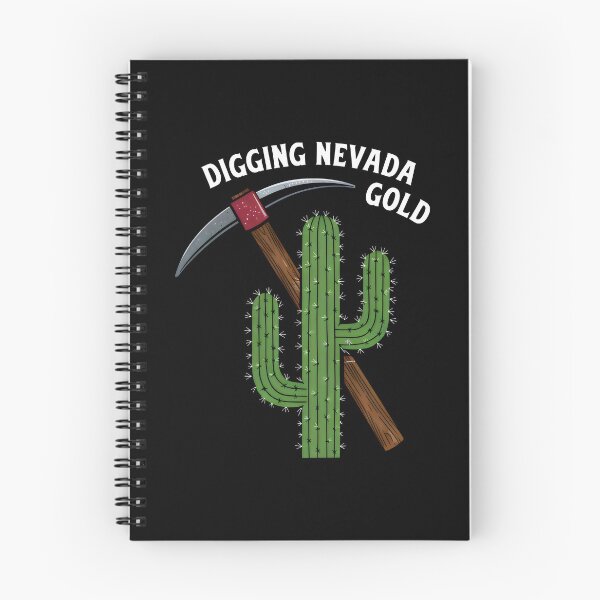 Item preview, DIGGING NEVADA GOLD Cactus Gold Rush designed and sold by SplashTastic.