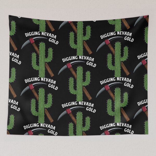 Item preview, DIGGING NEVADA GOLD Cactus Gold Rush designed and sold by SplashTastic.