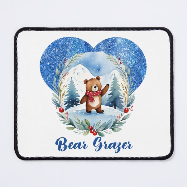 Item preview, Cute Bear Grazer in Blue Sparkling Heart designed and sold by AlexeyevZurga.