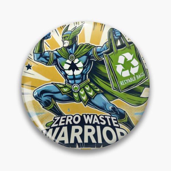 Item preview, Zero Waste Warrior Superhero designed and sold by WildVista.