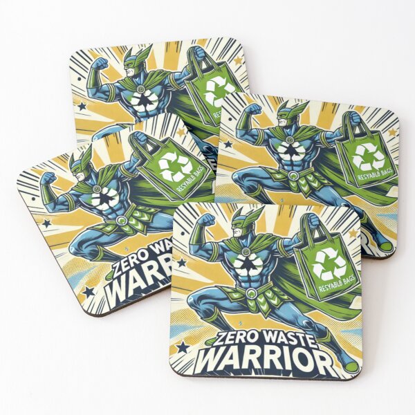 Item preview, Zero Waste Warrior Superhero designed and sold by WildVista.