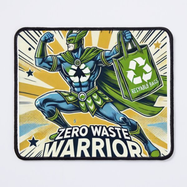 Item preview, Zero Waste Warrior Superhero designed and sold by WildVista.