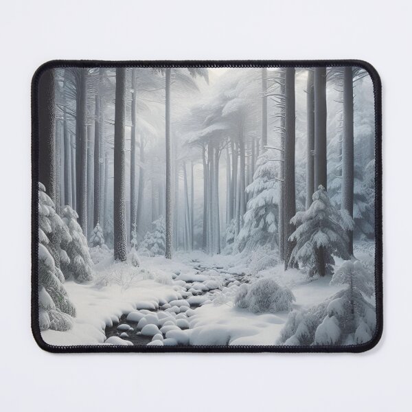 Item preview, Snow storm in the forest designed and sold by mahmoudfarrag.