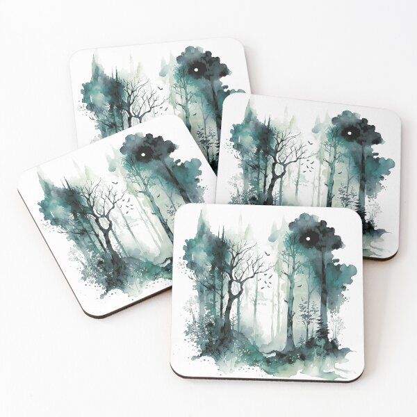 Item preview, Dark wave of trees designed and sold by ash2729.