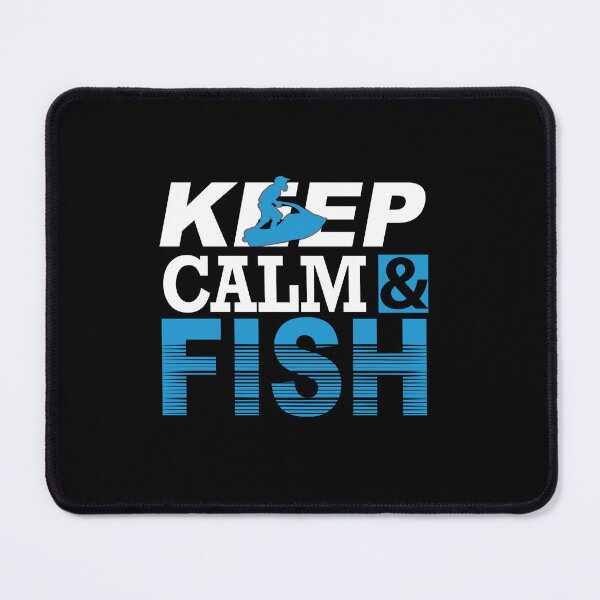 Item preview, Keep Calm & Fish designed and sold by ArtComixHaven.