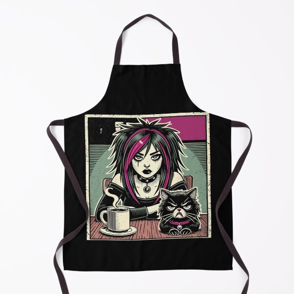 Item preview, Pastell Goth Style Mürrischer Katzenliebhaber Goth designed and sold by LuminOrb.