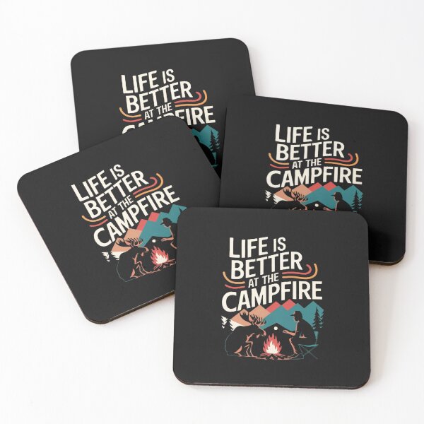 Item preview, Life Is Better At The Campfire designed and sold by Anniko Art Studio.