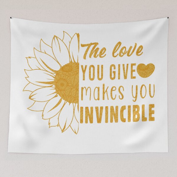 Item preview, The love you give makes you invincible designed and sold by · GAMING SOUL ·.