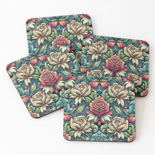 Item preview, Quantum Connections in Roses and Leaves designed and sold by 0penvimark.