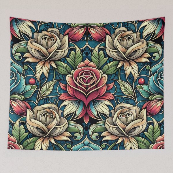 Item preview, Quantum Connections in Roses and Leaves designed and sold by 0penvimark.