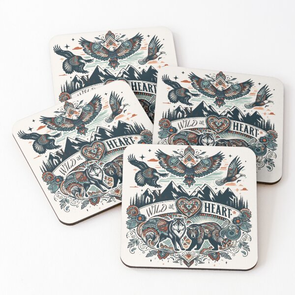 Item preview, Wild at Heart Boho Animal Silhouettes - Nature & Reflection Design designed and sold by GardenReign.