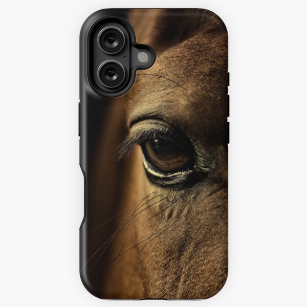 Brown Horse - Eye - Beautiful Equine photography iPhone Tough Case