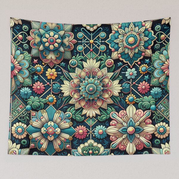 Item preview, Color Harmony Flowers and Geometry designed and sold by 0penvimark.