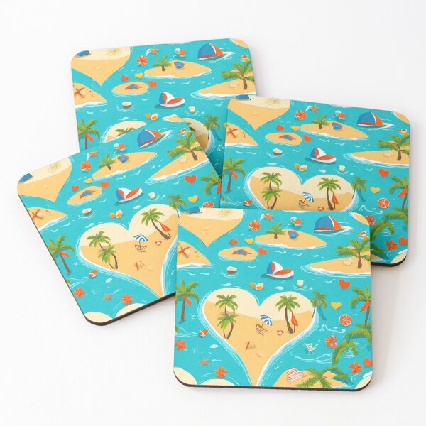 Item preview, Heart-Shaped Dreamy Beachscape 2 designed and sold by Tom-Johnson.