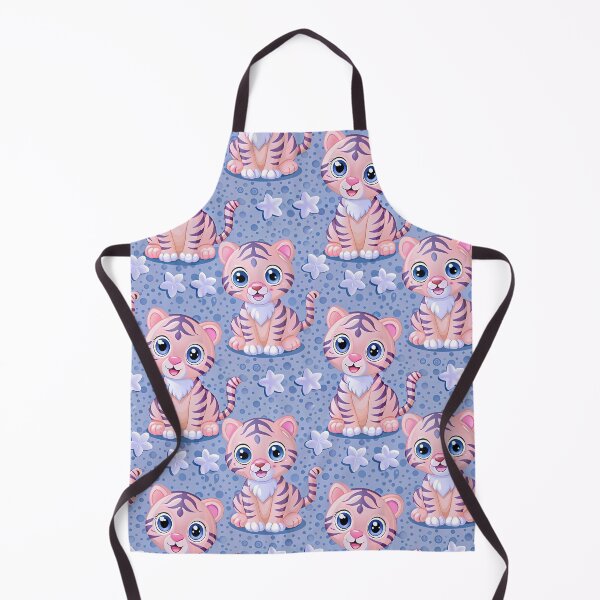 Item preview, Pattern of a Friendly and Fun Tiger - Seamless Pattern #4 designed and sold by Second Draft Visuals.