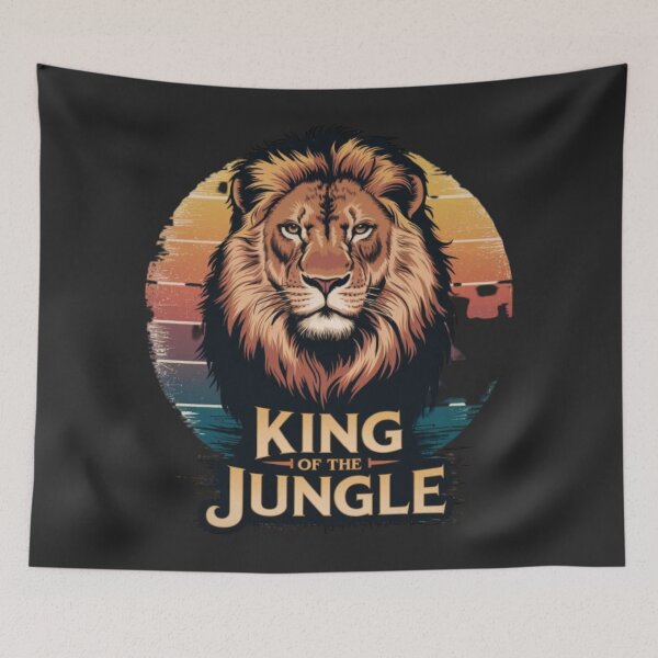 Item preview, Lion King Of The Jungle designed and sold by 123ks.