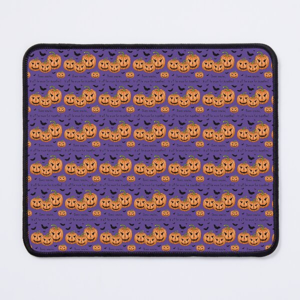 Item preview, Pattern with scary pumpkins and bats and the inscription "Dress scarier, it will be more fun together!" designed and sold by Cherevan.