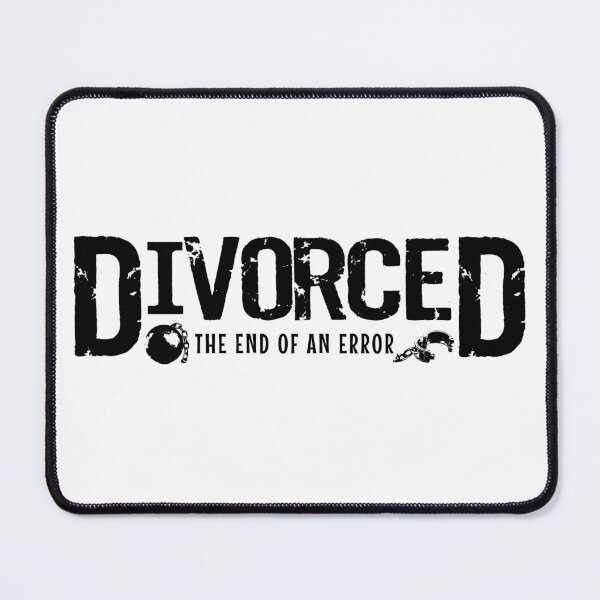 Item preview, Divorced End Of An Error - Black designed and sold by DjangoArtDesign.