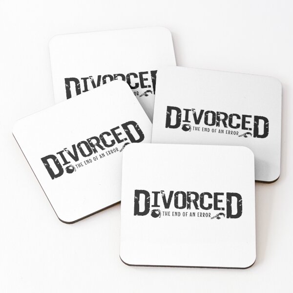 Item preview, Divorced End Of An Error - Black designed and sold by DjangoArtDesign.