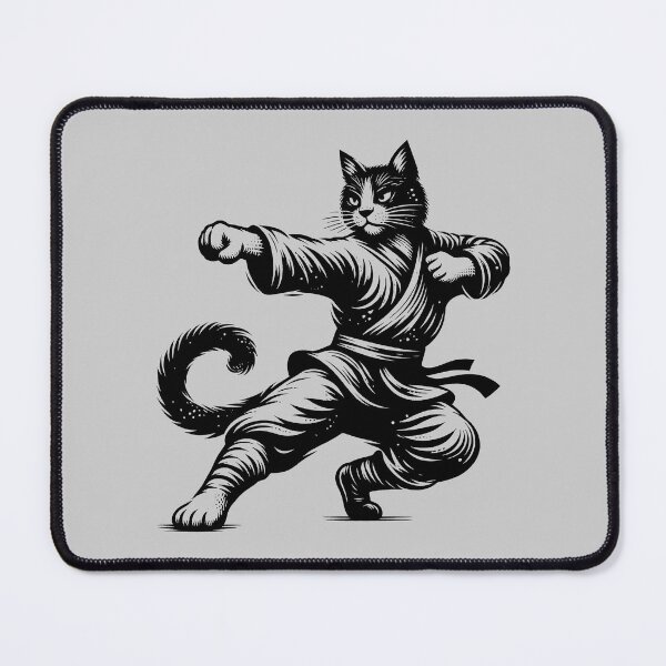 Item preview, The Black Belt Cat designed and sold by zzz888.