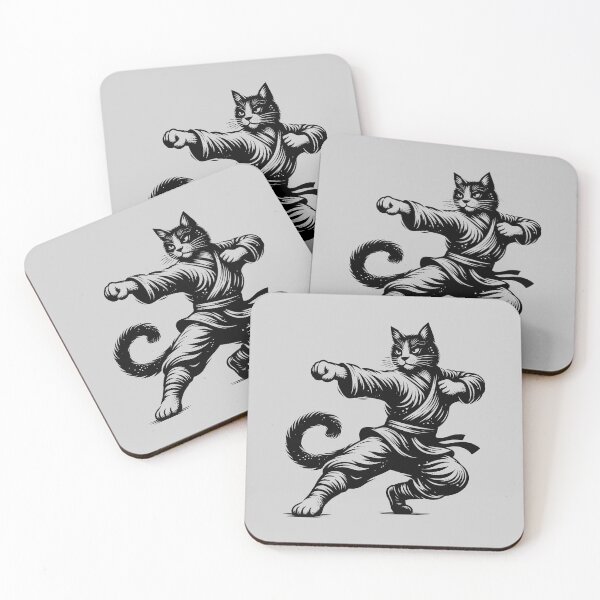 Item preview, The Black Belt Cat designed and sold by zzz888.