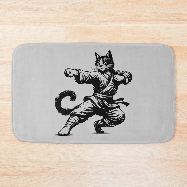 Item preview, The Black Belt Cat designed and sold by zzz888.