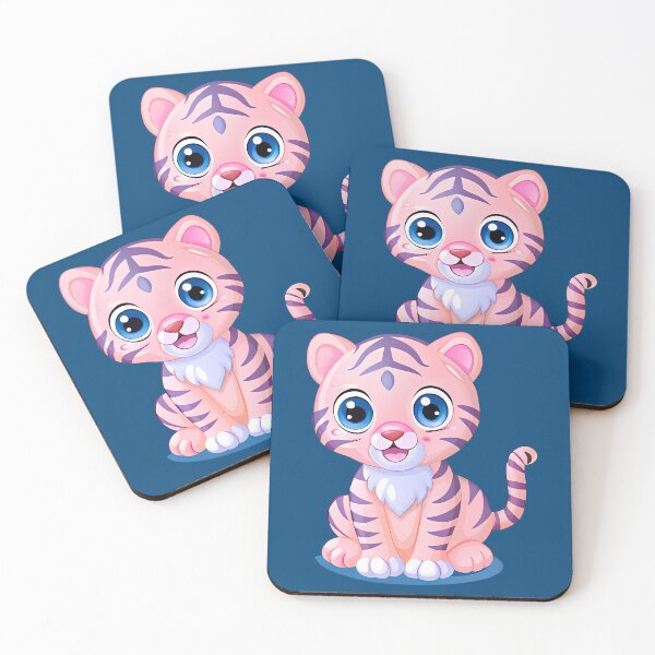 Item preview, Pattern of a Friendly and Fun Tiger - Seamless Pattern #4 designed and sold by Second Draft Visuals.