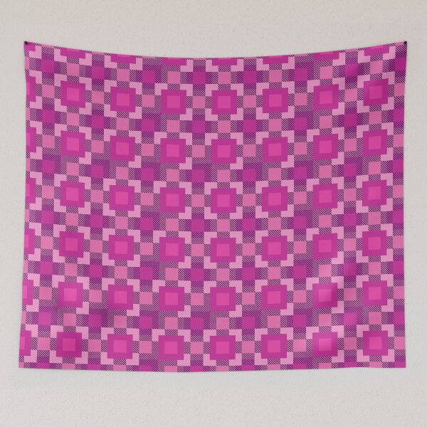 Item preview, Tartan, Big Square, Hot Pink Version designed and sold by Alex  Blud.