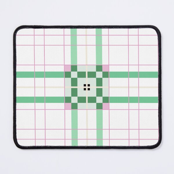 Item preview, Tartan, Big Square, White and green version designed and sold by Alex  Blud.