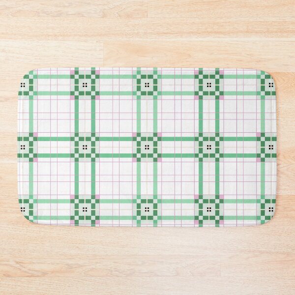 Item preview, Tartan, Big Square, White and green version designed and sold by Alex  Blud.