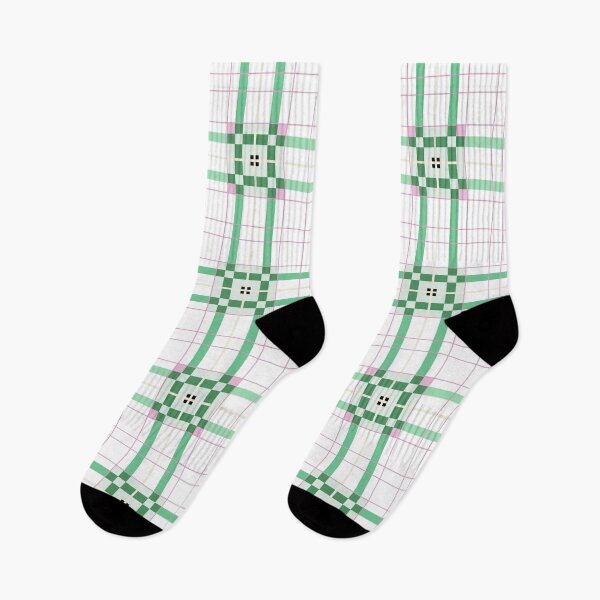Item preview, Tartan, Big Square, White and green version designed and sold by Alex  Blud.