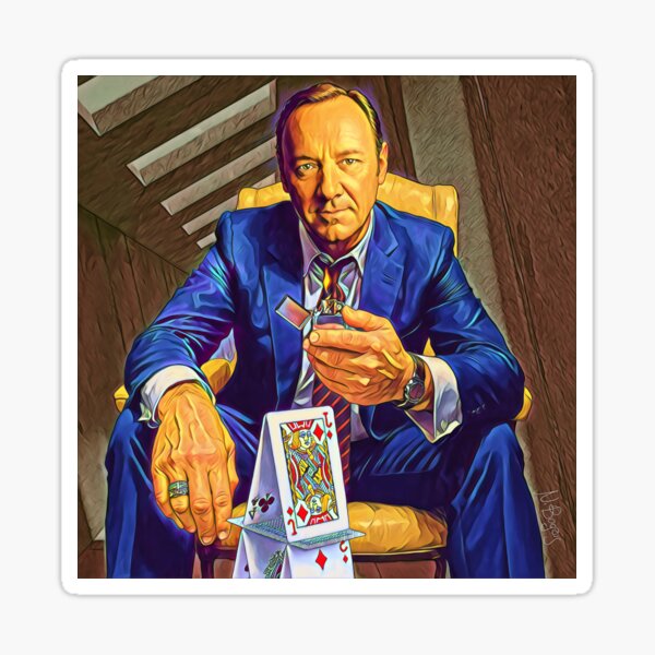 Burning the Cards Sticker