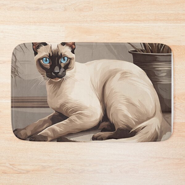 Item preview, siamese cat poster designed and sold by REDCATWWW.