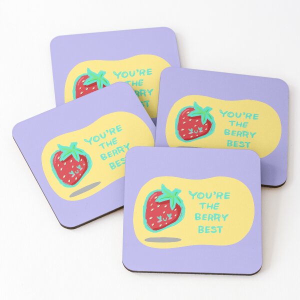 Item preview, You’re the Berry Best - Cute Strawberry Illustration designed and sold by rooandjoo.