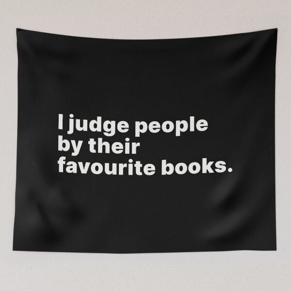 Item preview, I judge people by their favourite books designed and sold by ThingsOnTees.