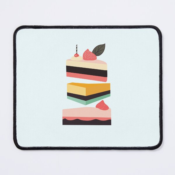 Item preview, Cake Illustration, Children's Art, Colorful Dessert Drawing, Food Illustration for Kids designed and sold by hannaprescott.