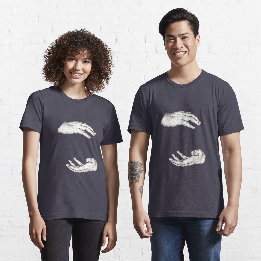 two hands t shirt