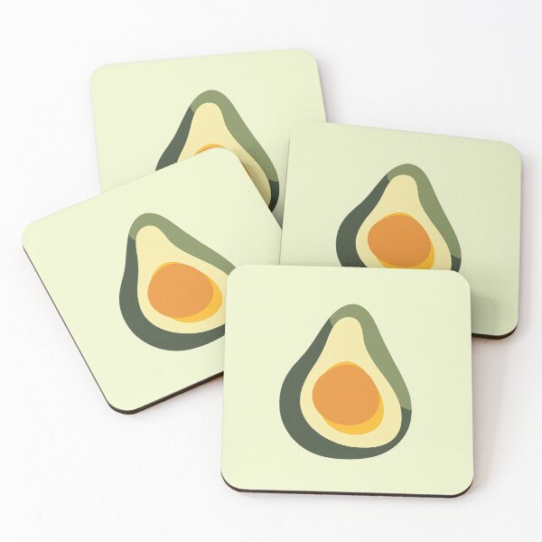 Item preview, Avocado Illustration, Kids Art, Colorful Fruit Drawing, Illustration for Kids Room designed and sold by hannaprescott.