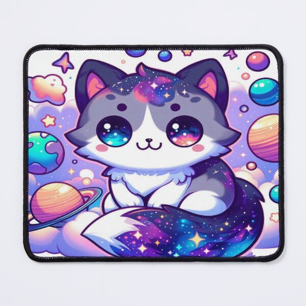 Item preview, Galactic Elegance: A Cat in the Universe designed and sold by FotoworldEdel.